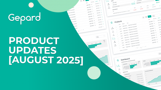 Gepard PIM August Product Updates